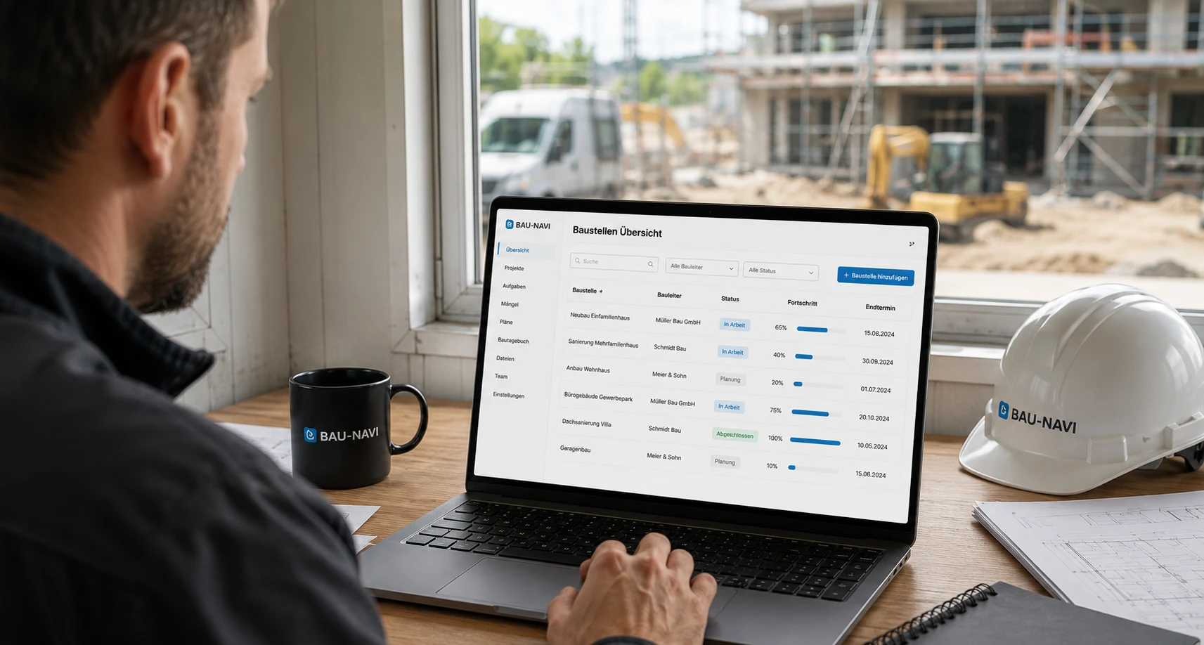 Bauleiter Software für kleine Bauunternehmen – digitale Bauprojektverwaltung